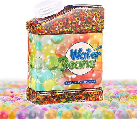 chimoo Perle D eau 50000 Pièces Perles D eau de Gel Colorées 270g Bille