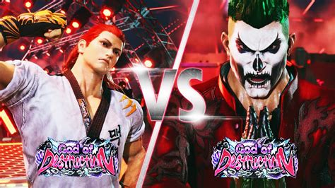 Tekken 8 HWOARANG GOD OF DESTRUCTION VS FENG GOD OF DESTRUCTION