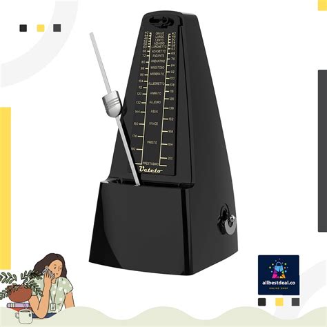 Mechanical Metronome Black/Loud Sound Piano Drum Violin Guitar, Hobbies ...