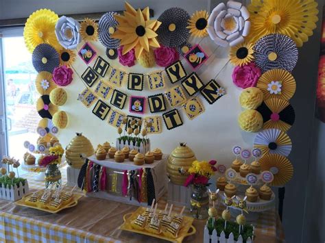 Bee Day Birthday Party Ideas | Photo 1 of 10 | Bee themed birthday ...