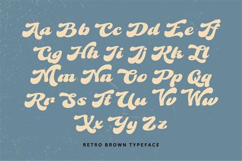 Retro Brown Font · 1001 Fonts