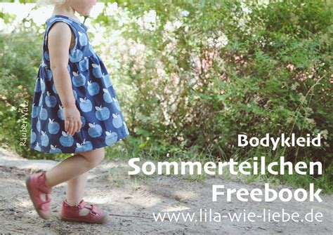 Freebook Bodykleid Sommerteilchen Gr 56 98 Lila Wie Liebe