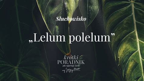 S Uchowisko Lelum Polelum Kr Tki Poradnik Jak Ogarn Ycie