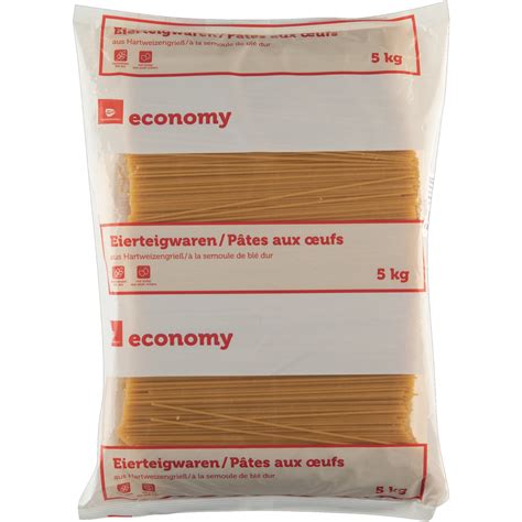 Transgourmet Österreich Economy 2 Ei Teigwaren Spaghetti 5 kg