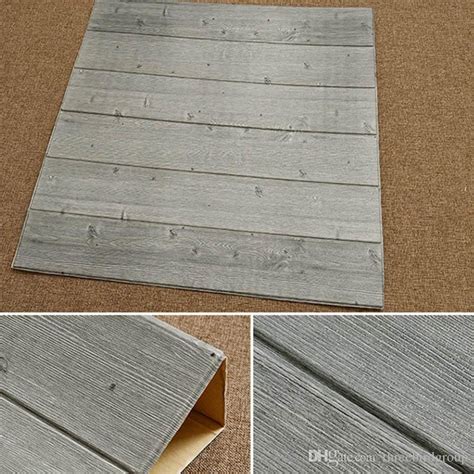 Revestimiento Pared Adhesivo Facil Colocar Simil Madera Gris