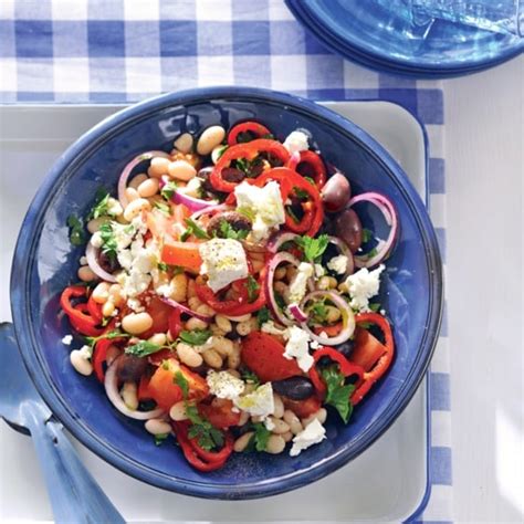 Griekse Salade Met Witte Bonen En Feta Jumbo