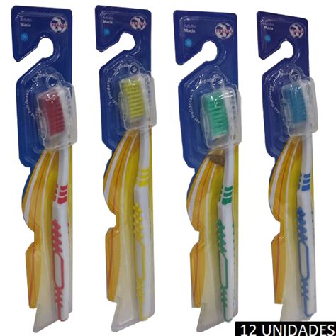 Kit Escovas De Dente Macia Adulto Pacote Unidades Shopee Brasil