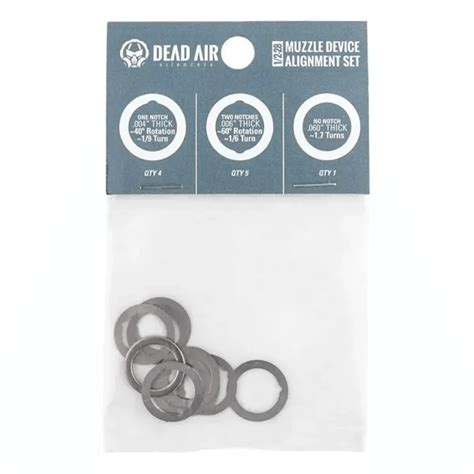 Dead Air Armament Muzzle Device Shim Kit 556