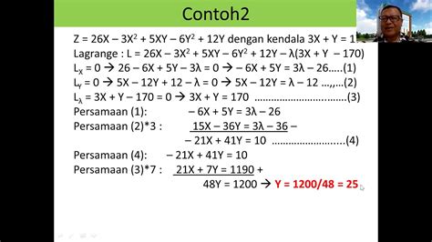 Optimalisasi Fungsi Berkendala Youtube