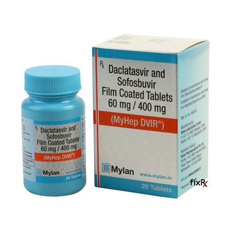 Mg Daclatasvir And Sofosbuvir Film Coated Tablets At Rs