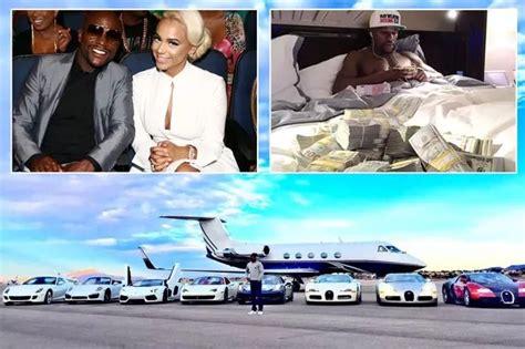 Floyd Money Mayweather Shows Off £5million Sports Car Fleet Parked