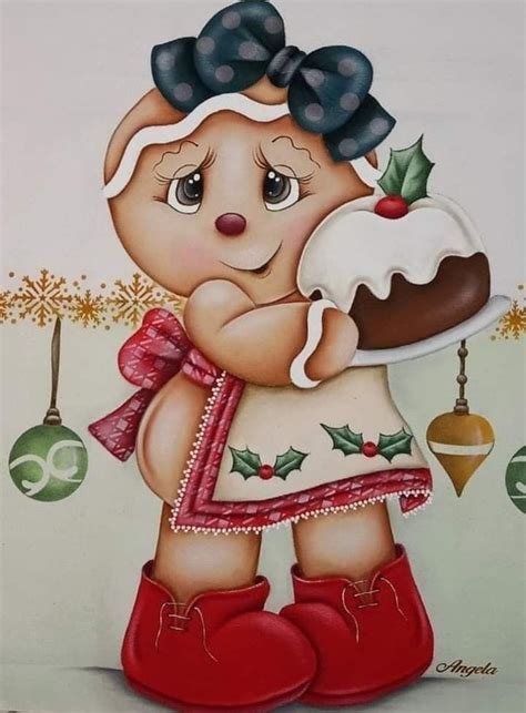 Pin De Leonor Astudillo Em Pintura En Tela Pinturas De Natal Desenho