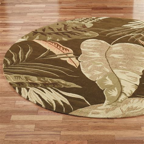 Rainforest Tropical Round Rugs