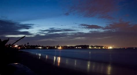 unforgettable night view  kovalam