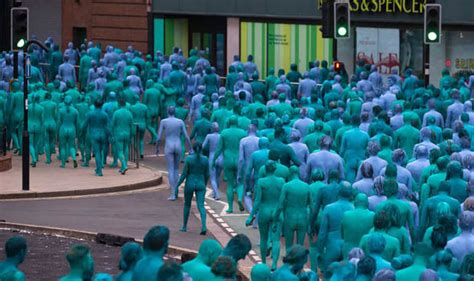 Thousands Strip Naked On Streets Of Hull For Art UK News Express