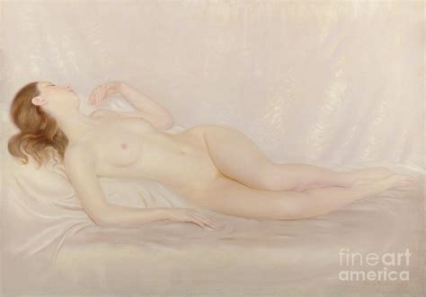 Reclining Nude Painting By Edward Stanley Mercer Fine Art America