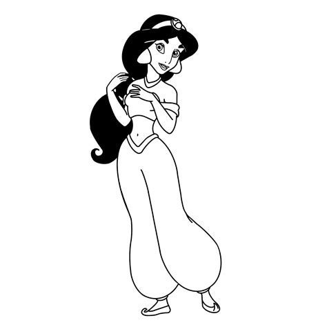 Dibujos De Jasmine Disney Para Colorear Vsun