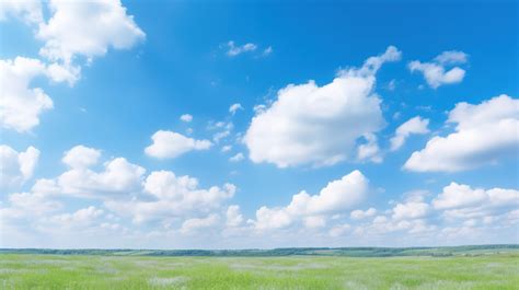 Sky Landscape Blurred Texture Of Abstract Background With Spring Clouds ...