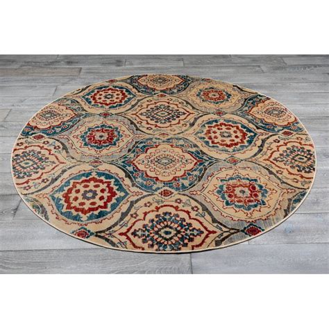 Bungalow Rose Machine Woven Power Loomed Performance Beige Rug Wayfair