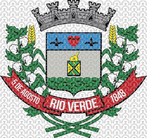 Bras O E Bandeira Do Munic Pio De Rio Verde Go Mbi Br