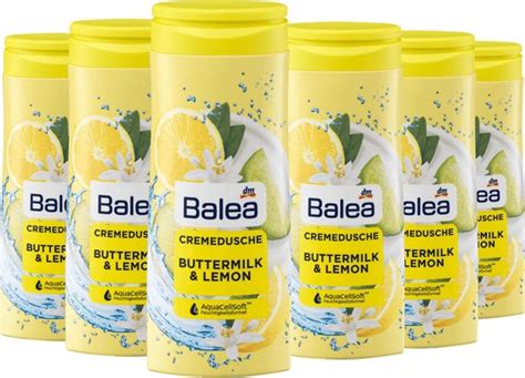 Balea Douchecreme Buttermilk And Lemon 6 Pack 6 X 300 Ml Bol