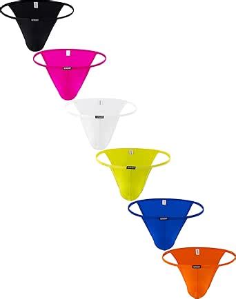 Ikingsky Men S String Bikini Underwear High Leg Opening Briefs Sexy Brazilian Cut Bulge