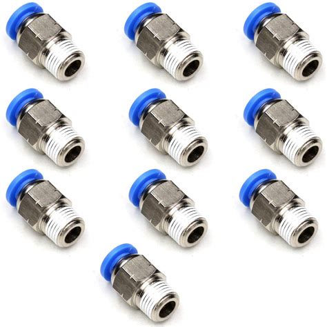 Snapklik 6mm Push To Connect 1 8 Inch NPT Air Fittings Push In