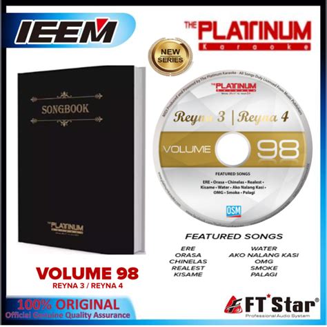 Platinum New Reyna 3 Volume 98 Update CD Songbook 2024 Lazada PH