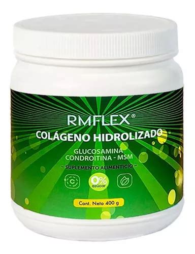 Colageno Hidrolizado Natural 400 G Rmflex Sabor Sin Sabor