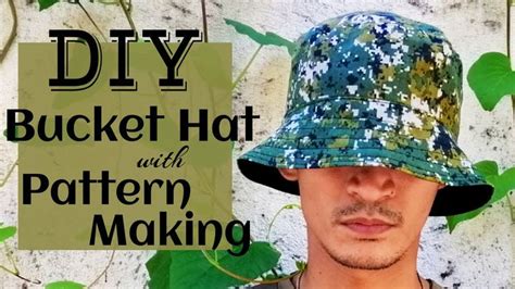 DIY Bucket Hat Tutorial With Pattern Making