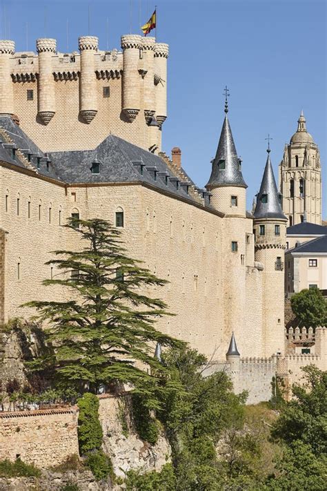 segovia alcazar castle castile spain spanish medieval architecture