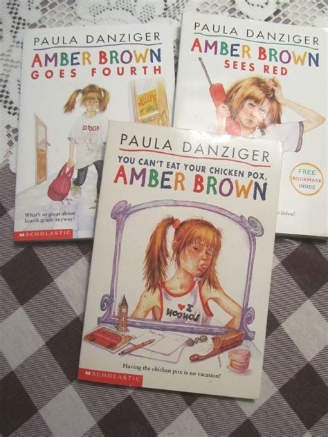 Lot Of 3 Books By Paula Danziger Amber Brown Goes Fourth See Red