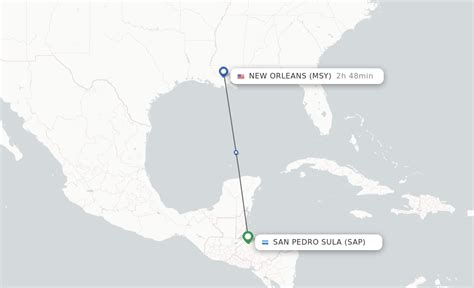 Direct Non Stop Flights From San Pedro Sula To New Orleans