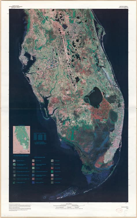 South Florida, satellite image map | Library of Congress