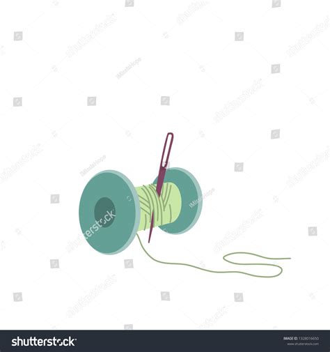 Spool Thread Vector Stock Vector Royalty Free 1328016650 Shutterstock