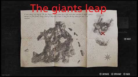 Skull And Bones The Giants Leap Treasure Map Youtube