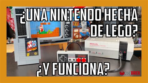 Así es la NES de LEGO una NINTENDO hecha con ladrillos 71374 YouTube