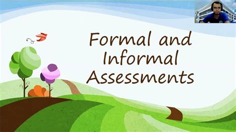 Formal And Informal Assessments Youtube