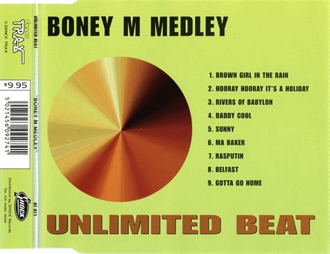 Boney M Cd Unlimited Beat Boney M Medley Tribute To Boney M