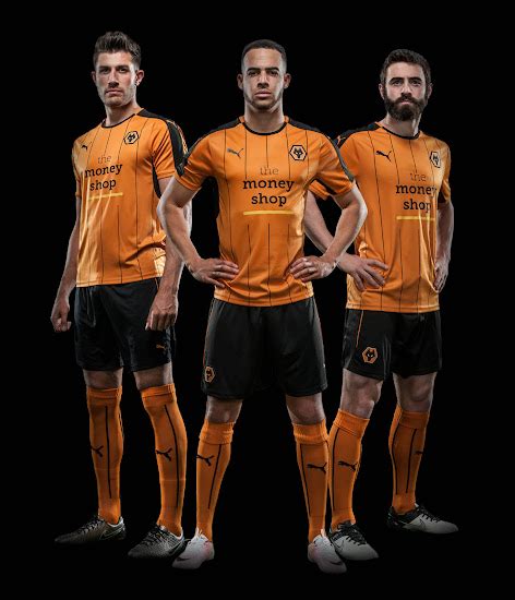 Wolverhampton Wanderers 16-17 Home and Away Kits Released - Footy Headlines