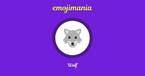 🐺 Wolf emoji Copy & Paste - Emojimania