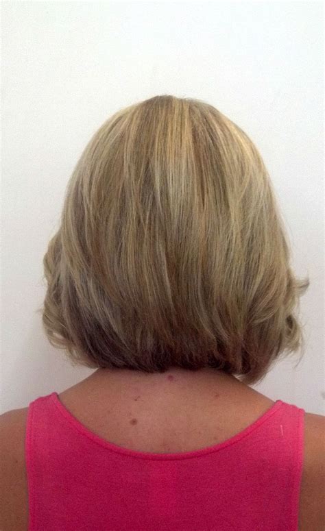 Back view of bob haircut | Layered bob hairstyles, Bob haircut for fine