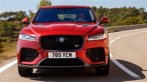 Jaguar F Pace Svr Debuts With Better Acceleration Higher Top