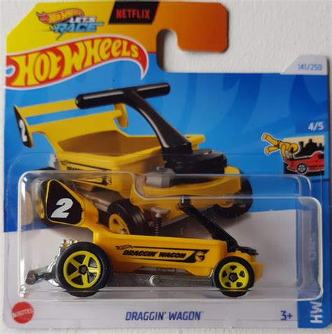 Машинка Хотвилс игрушка коллекционная Hot Wheels Draggin Wagon желтый 5785 HTF21 купить на