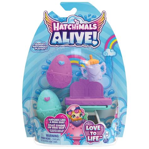 Hatchimals Alive! Hungry Playset with 2 Eggs