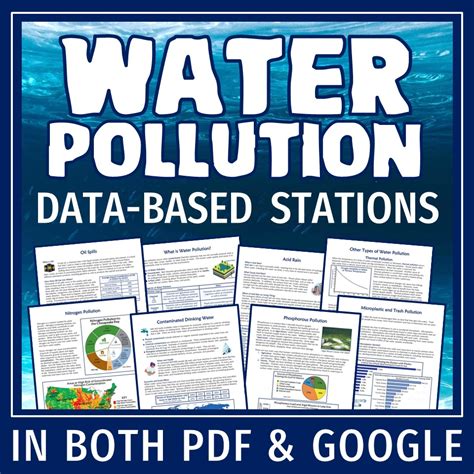 Water Pollution Activity Flying Colors Science