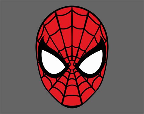 Spiderman Svg Layered Spiderman Face Svg Spiderman Face Png