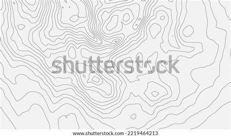 Stylized Height Topographic Map Contour Lines Stock Vector Royalty Free 2219464213 Shutterstock