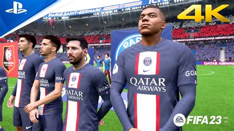 Psg Vs Rennes Fifa 23 Ligue 1 2223 Ps5 4k60 Hdr Youtube