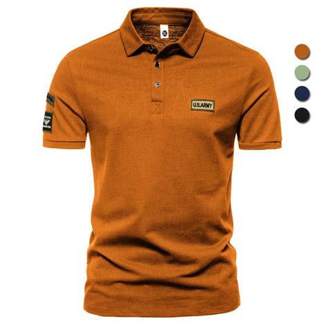 Tactical Polo Shirts Men Military Summer Short Sleeved T Shirts Lapel